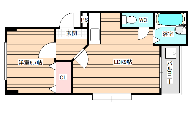 3階の間取り図