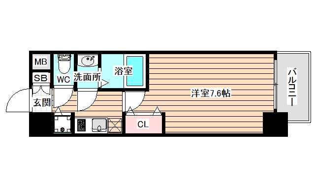 5階の間取り図
