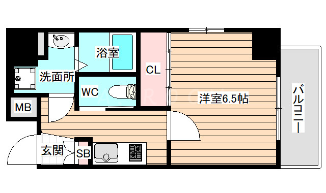 5階の間取り図