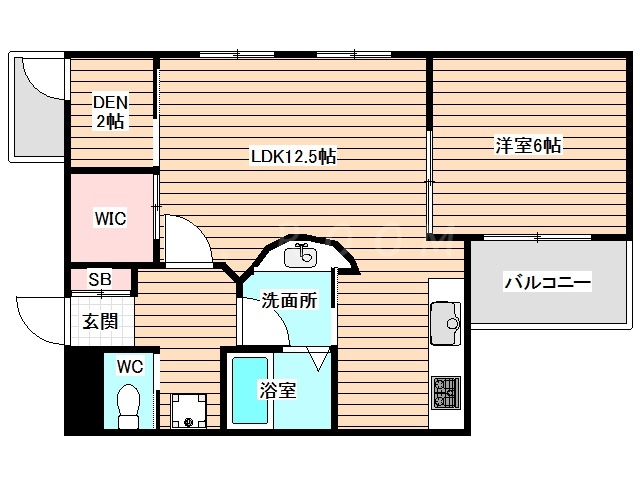 5階の間取り図