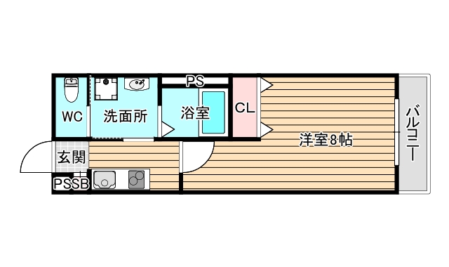 1階の間取り図