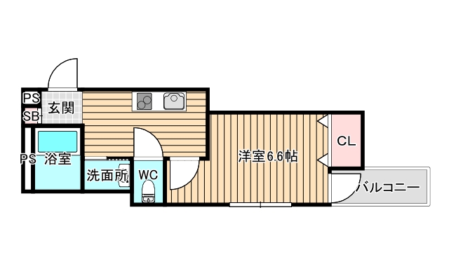 3階の間取り図