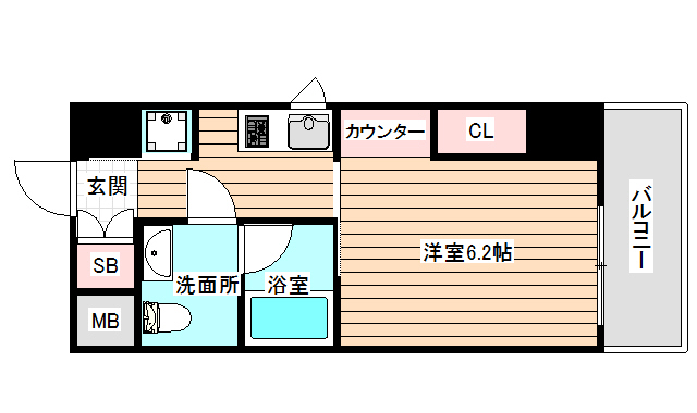5階の間取り図