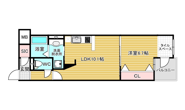 5階の間取り図