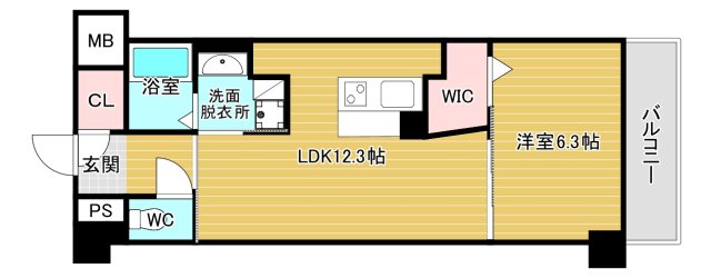 1階の間取り図