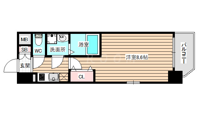 7階の間取り図