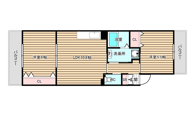 4階の間取り図