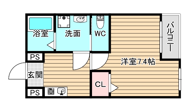 1階の間取り図