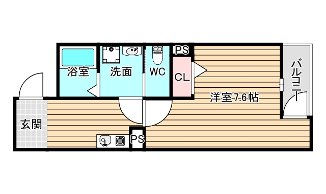 1階の間取り図