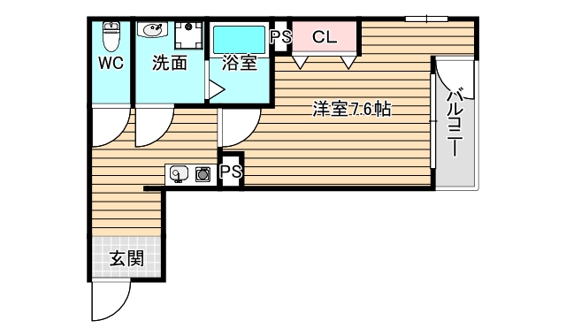 1階の間取り図