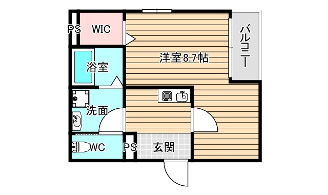 1階の間取り図
