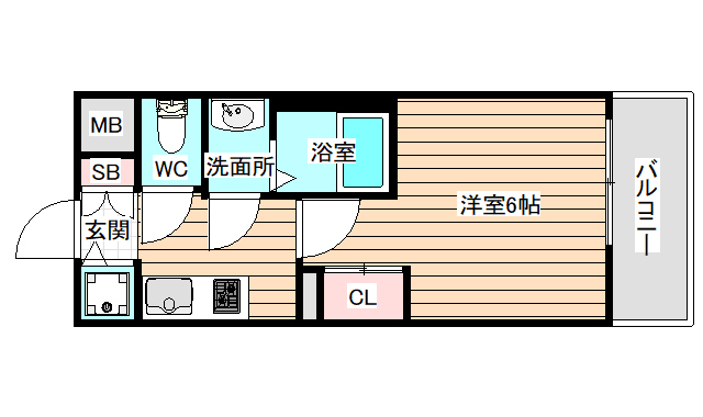 9階の間取り図