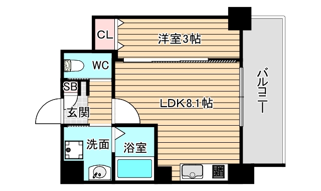 9階の間取り図