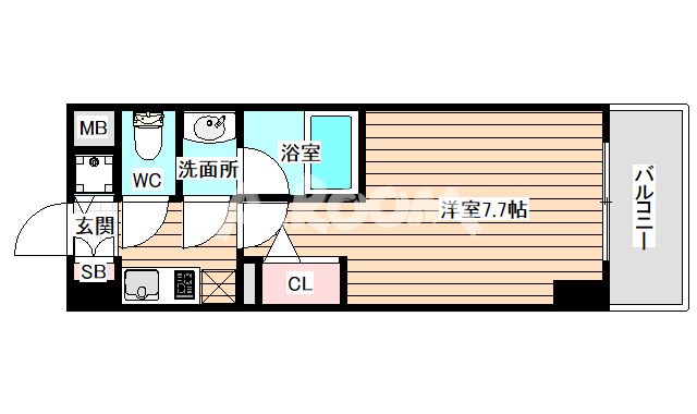 2階の間取り図