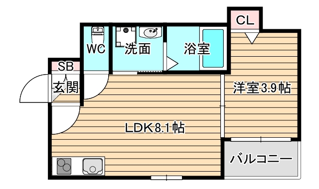 3階の間取り図