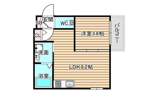 2階の間取り図