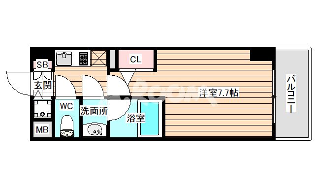 3階の間取り図