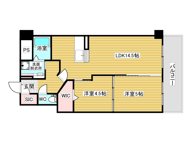 3階の間取り図