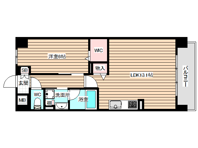 3階の間取り図
