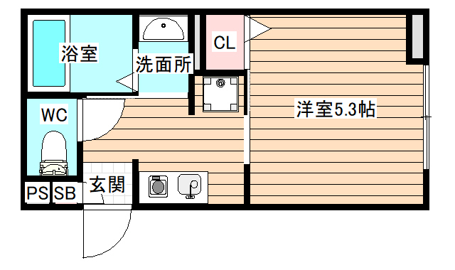 1階の間取り図