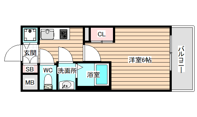 7階の間取り図