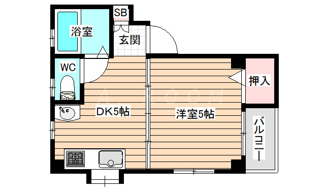 3階の間取り図