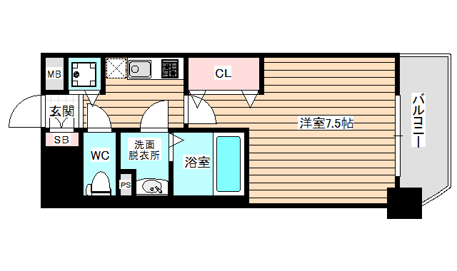 9階の間取り図