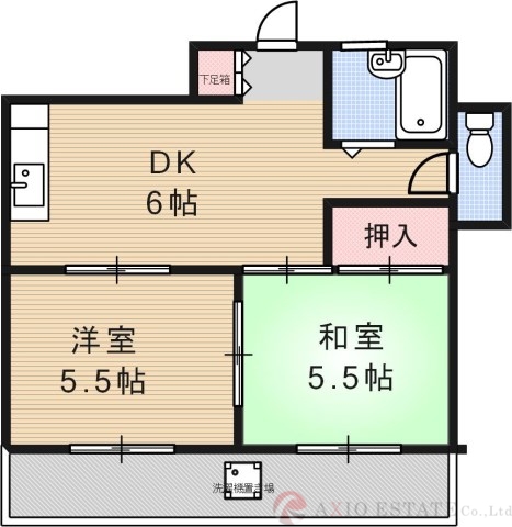 5階の間取り図