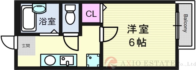 2階の間取り図