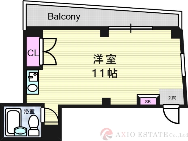1階の間取り図