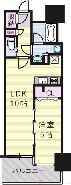 9階の間取り図