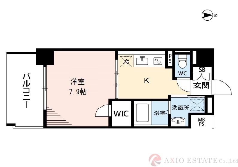 4階の間取り図