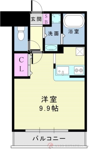 1階の間取り図