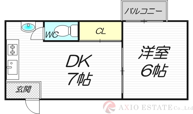 2階の間取り図