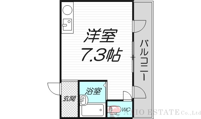 2階の間取り図