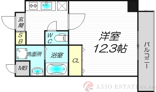 4階の間取り図
