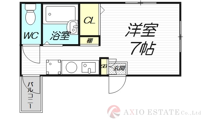 6階の間取り図