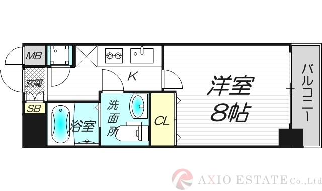 2階の間取り図