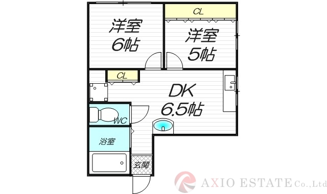 1階の間取り図