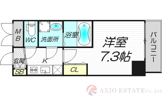 9階の間取り図