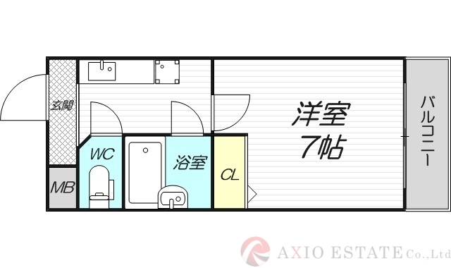 4階の間取り図