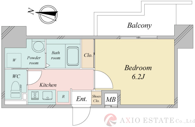 8階の間取り図