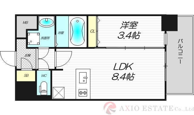 11階の間取り図