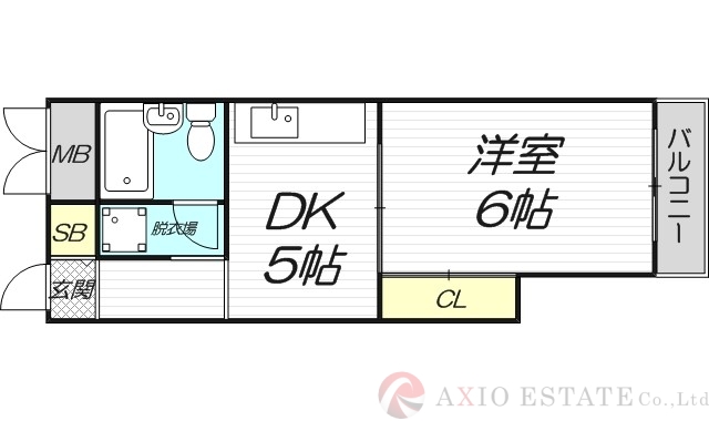 5階の間取り図