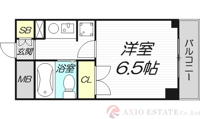 2階の間取り図