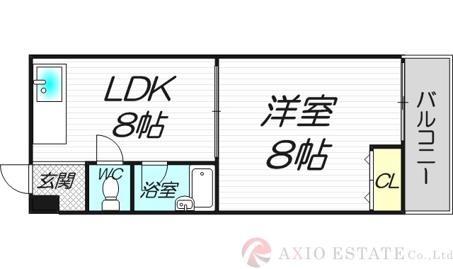 4階の間取り図