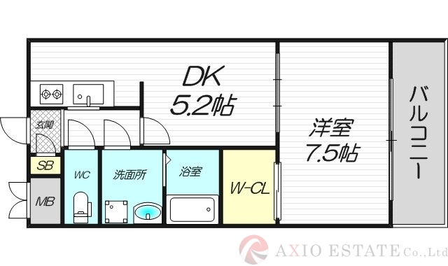 1階の間取り図