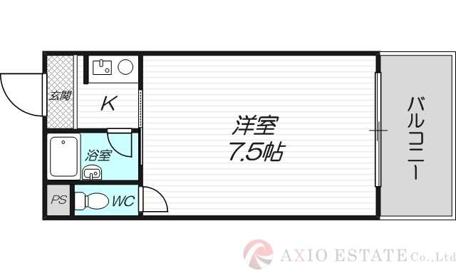 4階の間取り図