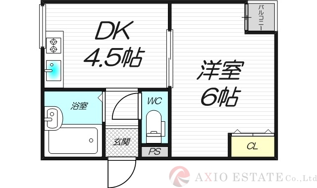 4階の間取り図