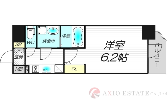 2階の間取り図
